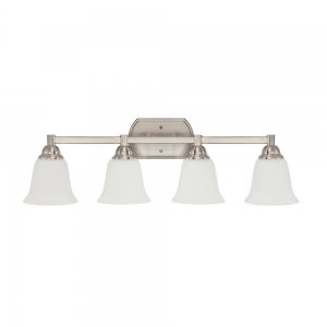 Nara Four Lights Vanity Bright Satin Nickel