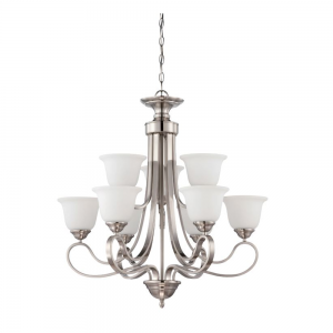 9-LT 2-TIER 60W MB ALISTAIR CHANDELIER