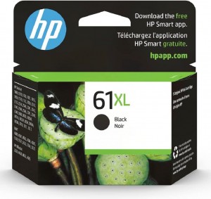 Genuine HP 61XL Black High Yield Ink 2PK