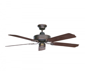Concord Fans Nautika 52" Ceiling Fan Oil Rubbed Bronze with Weathered Bronze Blades for Wet Locations 52NA5ORB