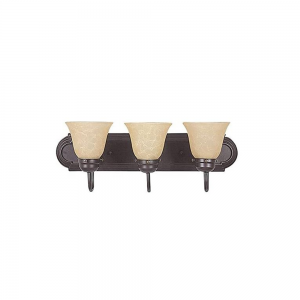 3LT VANITY TEA STAINED GLS OB