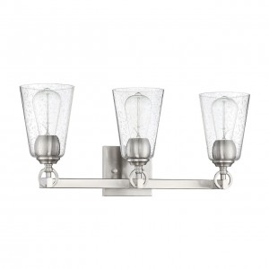 3LT 100W MB ARDEN VANITY WITH CLR SEEDY