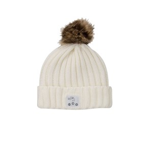 ILIVE BLUETOOTH KNIT CAP WOMENS WHITE