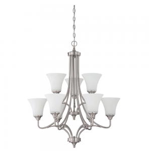 9LT 2-TIER 60W MB DARBY CHANDELIER