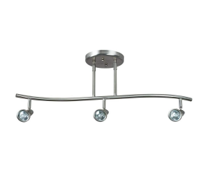 3LT 50W GU10 DUAL STEM TRACK FIXTURE