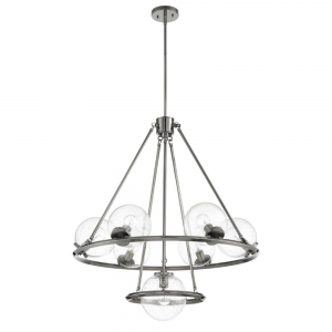 GALAXII 7-LT CHANDELIER WITH CLEAR SEED