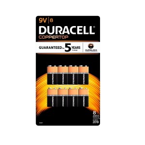DURACELL COPPERTOP 9V 8CT