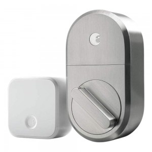 AUGUST SMART LOCK + CONNECT(SATIN NICKEL