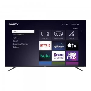 ELEMENT 65" SMART ROKU FRAMELESS TV