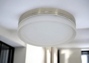 Elecrix Essential 11" LED Flush Mount Glass Silver 1000LM 16W 3000K FMT-G20-11-10-SN