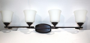 Sunset 4-Light Marston Vanity 100W Provincial Bronze F16014-64
