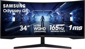 SAMSUNG 34" ODYSSEY G5 ULTRA-WIDE GAMING LC34G55TWWNXZA