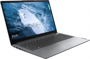 Lenovo Ideapad 1i Laptop, 15.6" FHD Touchscreen, Core i3-1215U, 8GB RAM, 256GB SSD, Iris Xe Graphics - Cloud Gray 82QD00CJUS