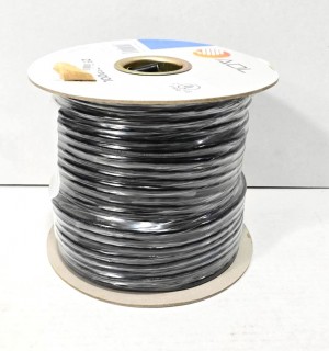 Luminance Plastic Portable Cord AWG 18/3C Black 250 ft.Spool 9-SJ-183-250-BLK - D907