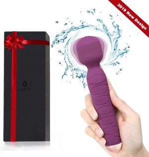 Luste Magic Waterproof Wand Massager IPX7 Cordless Electric (Purple Color), 10 Vibe Mode Personal Massager, For Women And Men Purple - X001KNQE4X