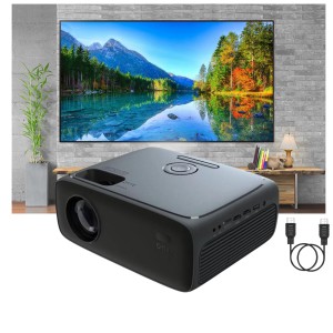 HD 1080p LCD Home Theater Projector, Streaming Ready, 6' HDMI Cable, 5 Watt Speaker, Remote, 32" - 210" image size, Supports HDMI/USB/MicroSD/AV, Indoor & outdoor use - 100096801 