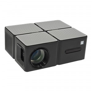 RCA RPJ167 Wi-Fi Bluetooth Native 1080p Projector, 4K Supported HD Outdoor Projector 680ANSI, Home Theater Projector with 300" Display Black