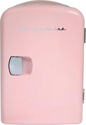 Frigidaire 0.5-Cubic-Foot Retro 6-can / 4L Portable Mini Fridge EFMIS149-PINK