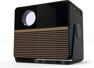 RCA 1080P Smart Streaming Projector with ROKU Express Streaming Device Black, 250 ANSI Lumens, HDMI, WiFi & Bluetooth, Projects 36 - 200 inches - RPJ227