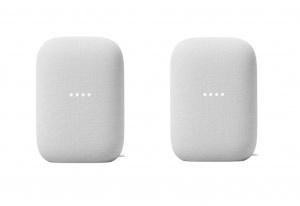 Google Audio Bluetooth Speaker Wireless Music Streaming - Chalk GA01420-US (2-pack)