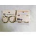 NV14BM PE SILVER TWSTHP EARRINGS