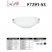 12IN 2LT FLUSH MOUNT 2-13W CFL WHITE GL