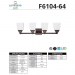 LED 4LT VANITY 8W X 4 3000K 2080LM CRI80