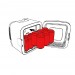 Frigidaire Retro 12 Can Mini Beverage/Skincare Cooler RED EFMIS351-RED 
