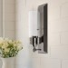 ESQUIRE 1LT WALL SCONCE WITH CLEAR GLASS