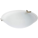 9-3/4IN 13W LED FLUSH MOUNT ALB GL SN