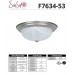 3LT 15-1/8IN FLUSH FIX ALBTR GLS SN