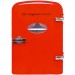 6 CAN MINI FRIDGE Red OVAL Window V1