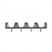 4LT-13W GU-24 CFL SCONCE FRSTD MILK GLS