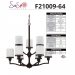 9 LT 60W MB PAYTON TWO-TIER CHANDELIER