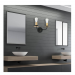 2LT 100W MB ONYX VANITY