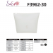 12IN SQ 2 LT BDRM FIX WH