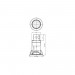 3" White Complete Fixture Gimbal Spot
