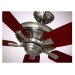 Luminance Kathy Ireland Carrera Grande Eco Ceiling Fan w/ 72" Walnut Blades 6-Speed Wall Control