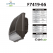 35W LED WALL PACK W/PRISMATIC CLR PC LNS