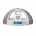 LCD Clock Radio iPod Dock Remote White