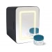 MIRRORED BEAUTY LIGHT UP FRIDGE BLACK