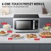1.6 Cu.ft, 1250w Microwave Stainless