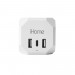IHOME 3AC WALL TAP 1 USBC AND 2 USB-A2PK