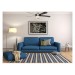 Concord 52" Ceiling Fan Black /Rosewood