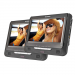Sylvania 9" Dual-Screen DVD Player 