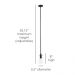 1 LT MINI PENDANT CLEAR GLASS