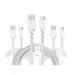 IHOME 3PK USB-C TO USB-A CHARGING CABLE