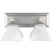 2 ARM BATH BRKT W/RECT BP BSN