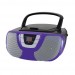 PROSCAN CD RADIO BOOMBOX PURPLE
