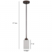 1 LT 100W MB DALTON MINI PENDANT